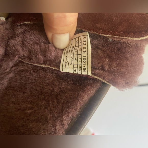 UGG Belcloud tall waterproof leather boots size 10 pristine condition - Picture 8 of 16